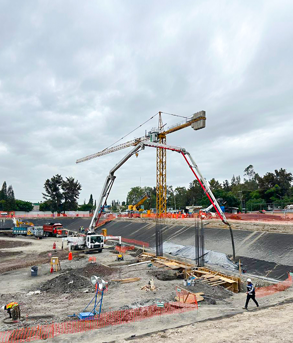 Bombeo de concreto profesional para proyectos de construcción en México