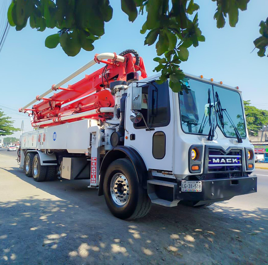 Servicio de bombeo de concreto para obras de construcción